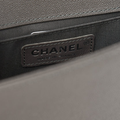 Chanel Caviar Quilted Small Boy Flap Grey 6 of 9