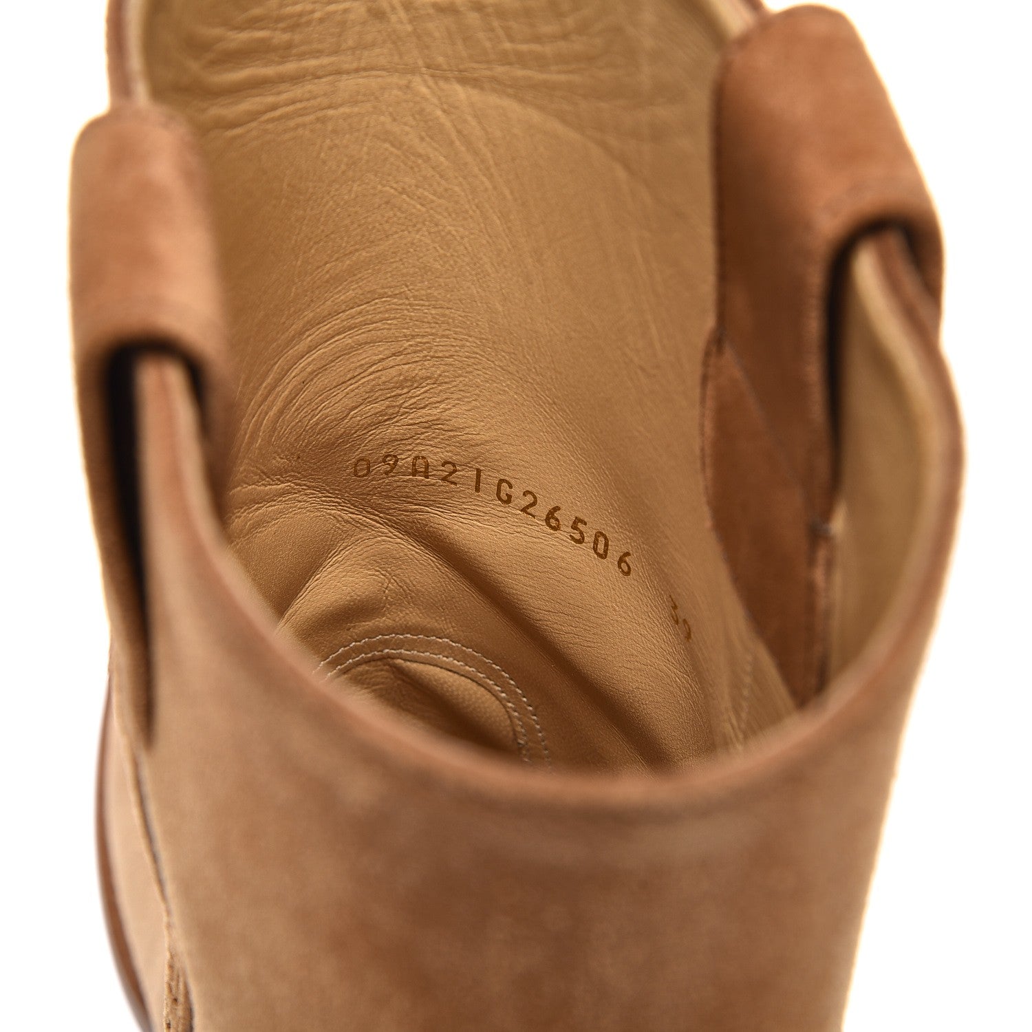 Chanel Suede Logo Boots 39 Camel 8 of 9