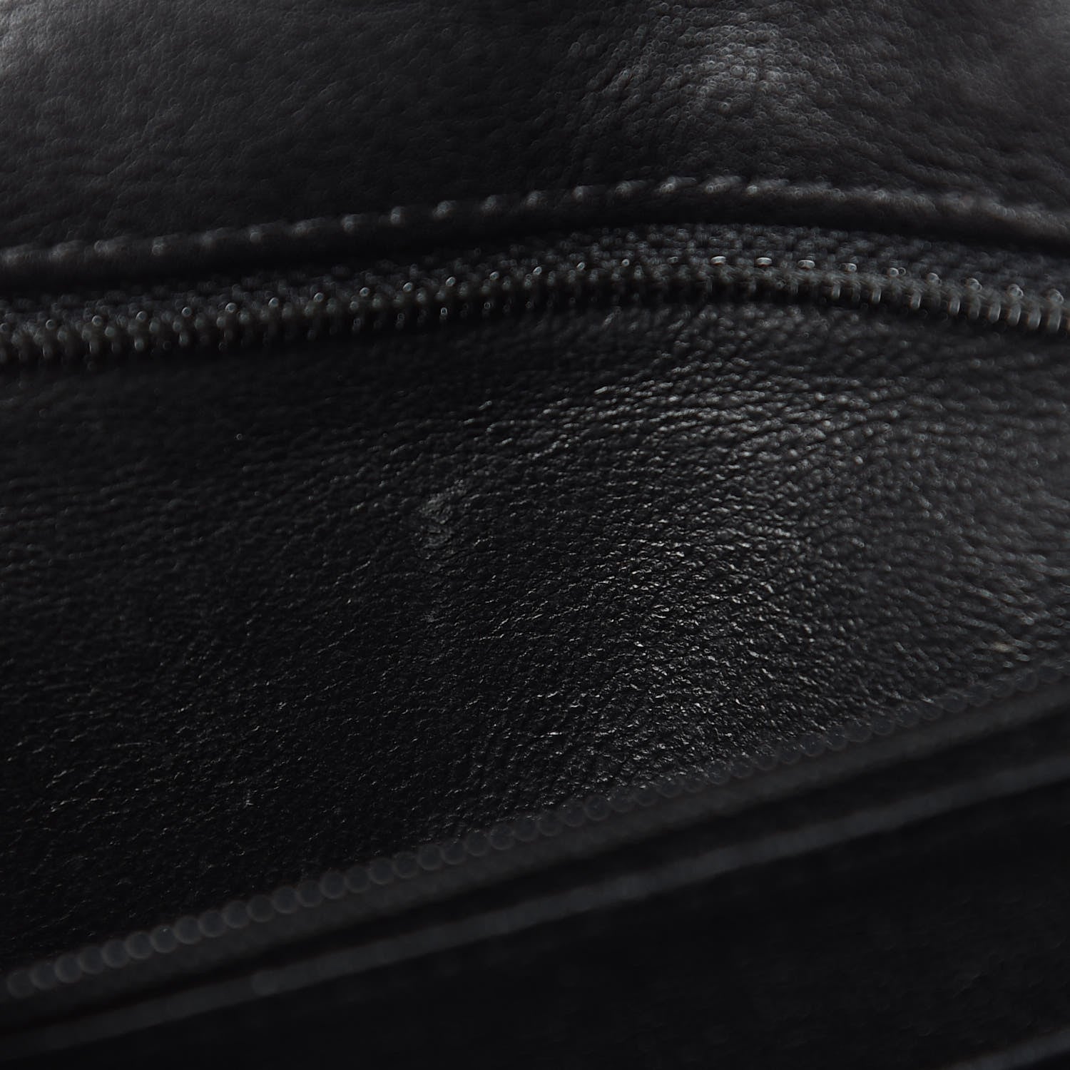 Chanel Crumpled Calfskin Quilted Mini Rectangular Flap So Black 13 of 15
