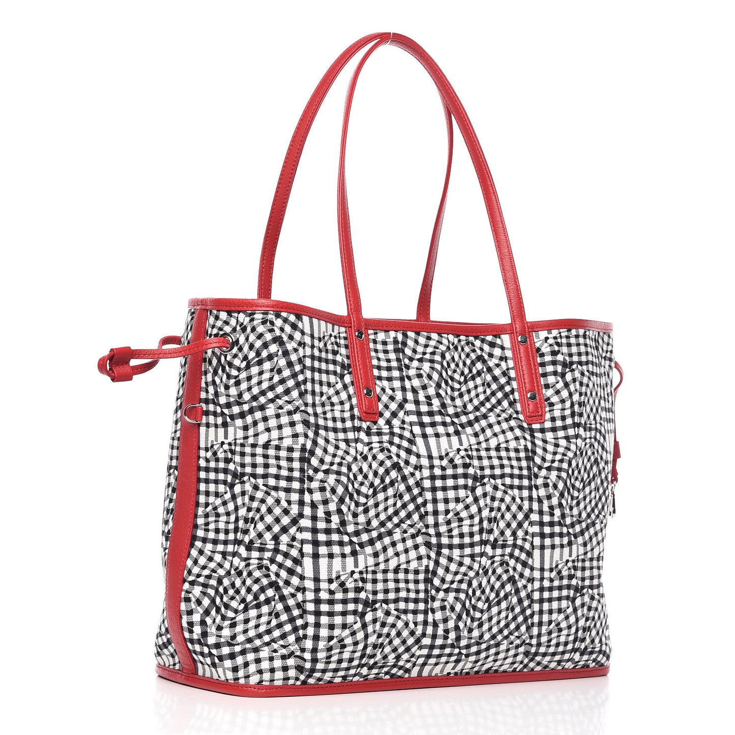 Visetos Medium Liz Reversible Shopper Tote Ruby Red