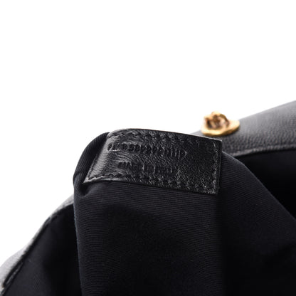 Saint Laurent Grain De Poudre Chevron Monogram Medium Nolita Black 9 of 10