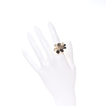 Van Cleef & Arpels 18K Yellow Gold Diamond Frivole Between The Finger Ring 48 4.5 2 of 7