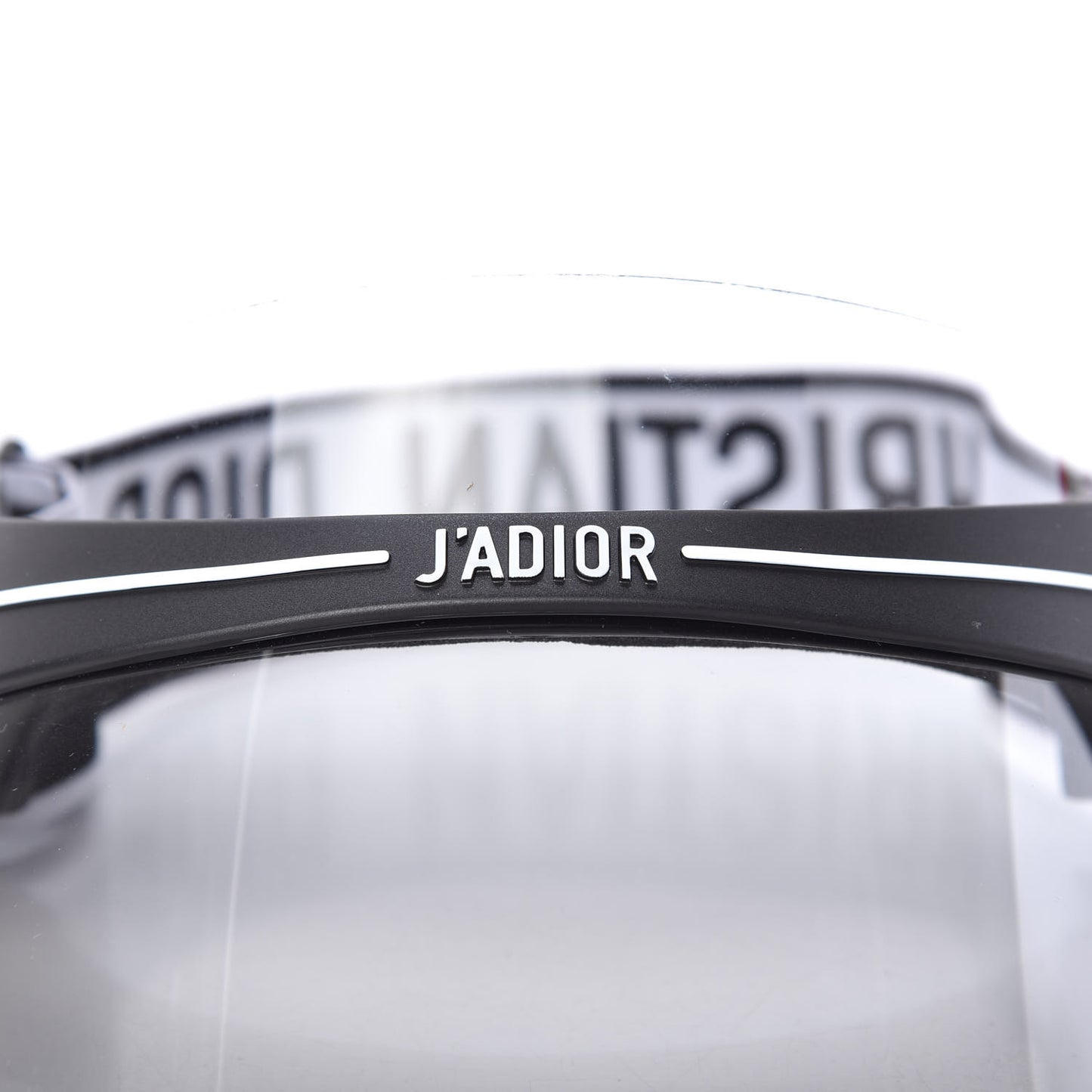 Mirrored DiorClub1 Sun Visor Black