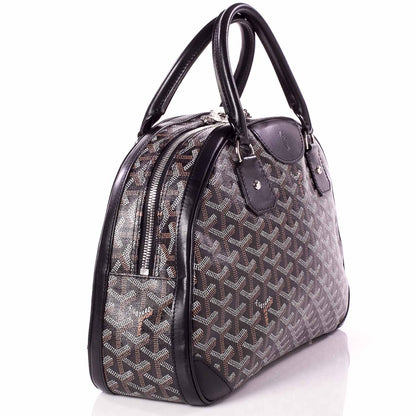 Goyard Goyardine Saint Jeanne MM Bowler Black 3 of 7