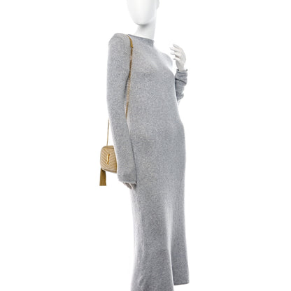 Saint Laurent Grain De Poudre Matelasse Monogram Mini Lou Camera Bag Light Chartreuse 2 of 11