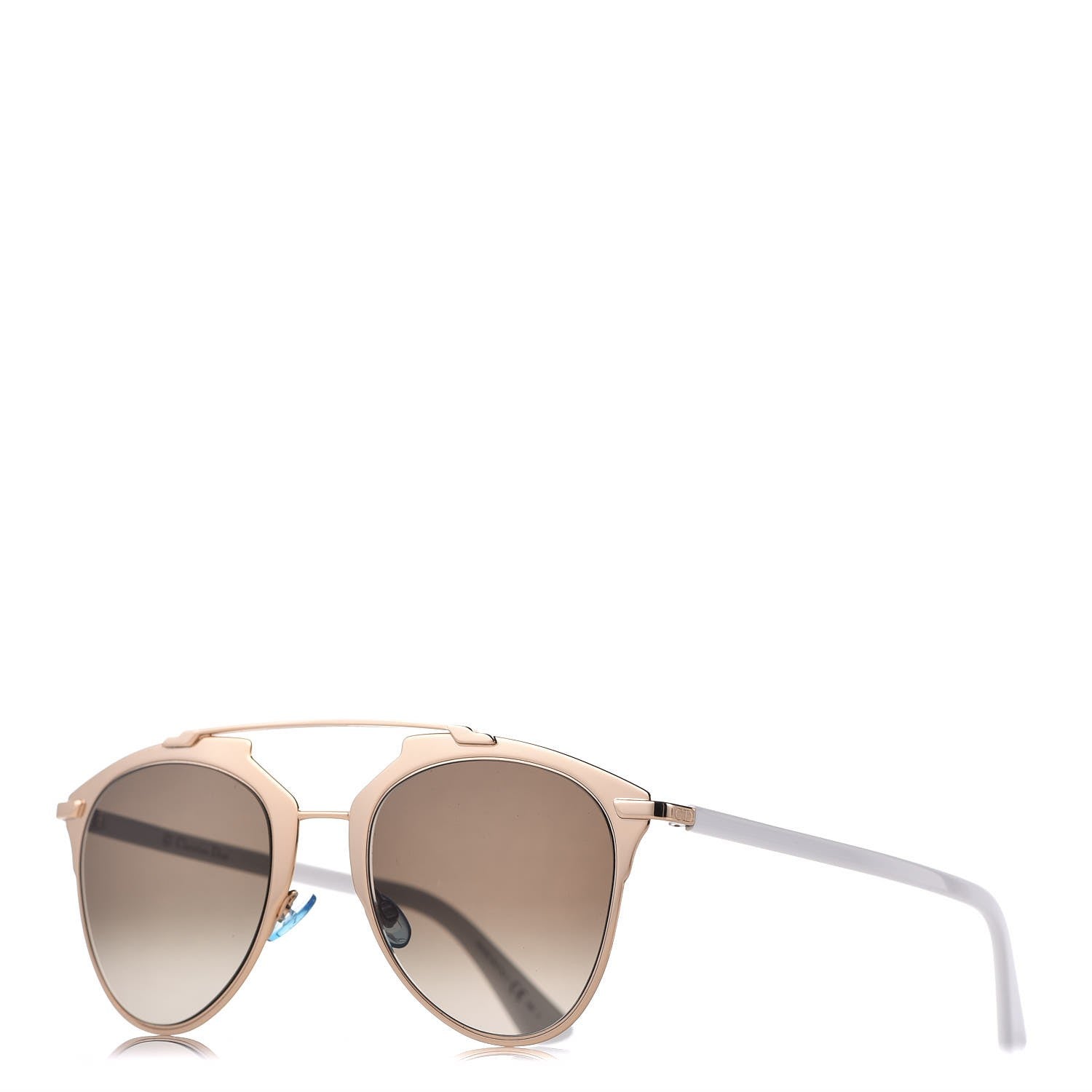 Christian Dior Reflected Sunglasses Rose Gold White 1 of 9