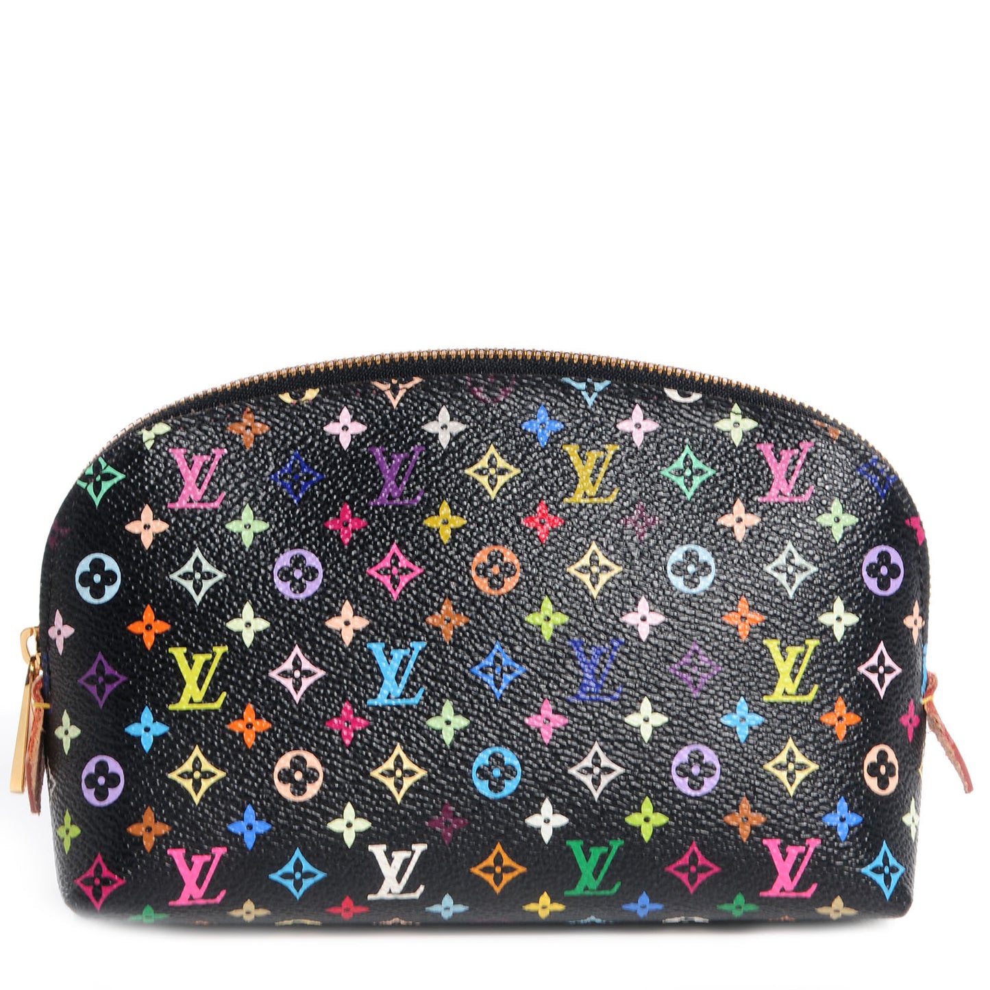 Monogram Multicolor Cosmetic Pouch Black Grenade