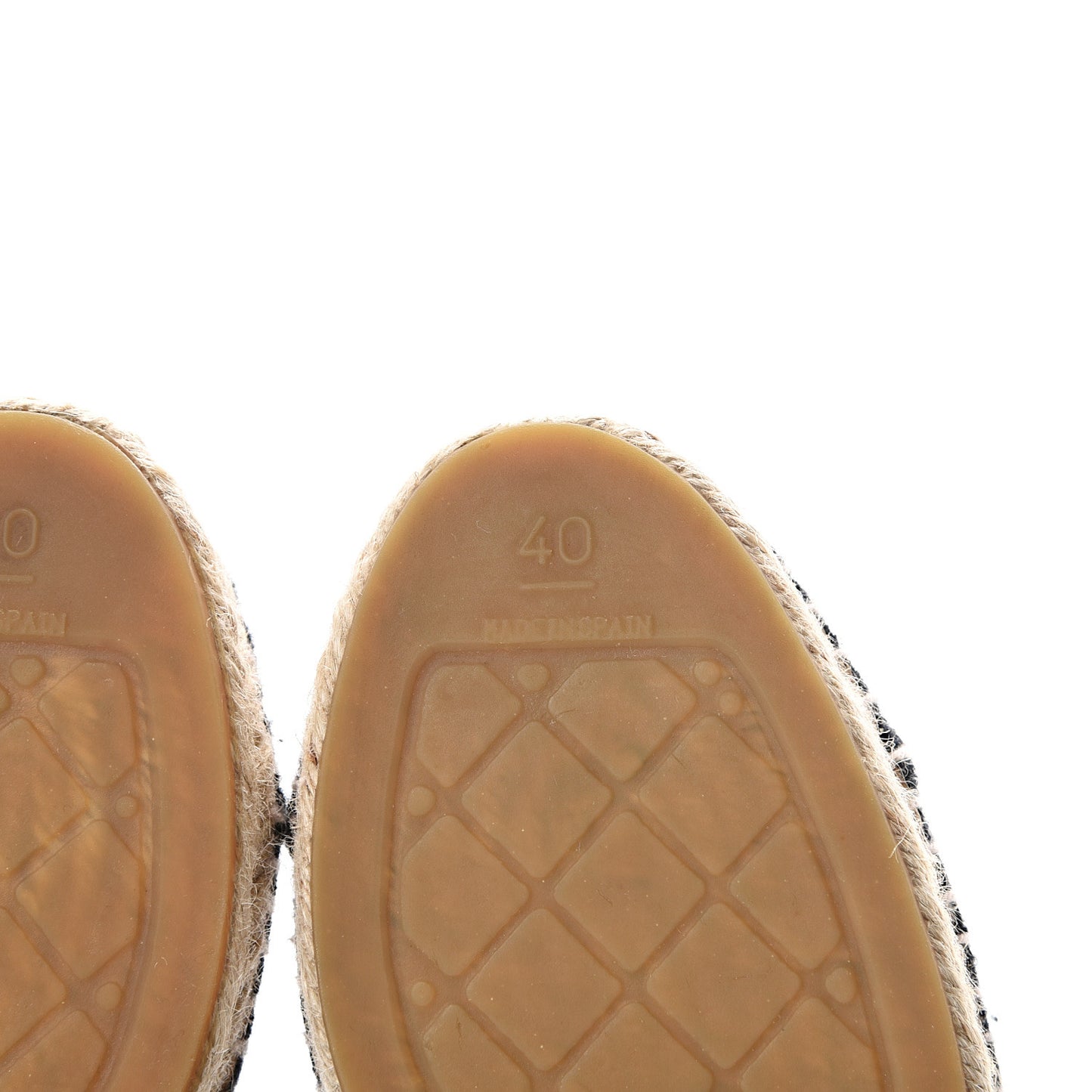 Flannel CC Espadrilles 40 Black Grey