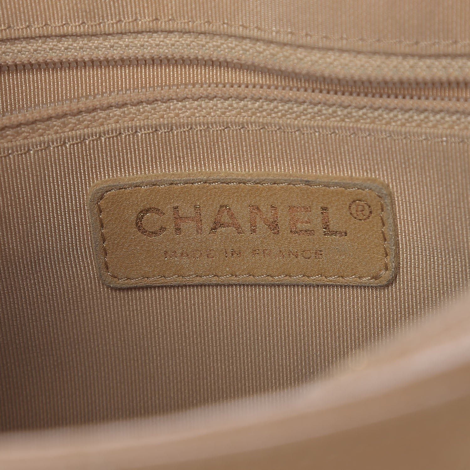 Chanel Caviar Quilted Hobo Beige 7 of 16