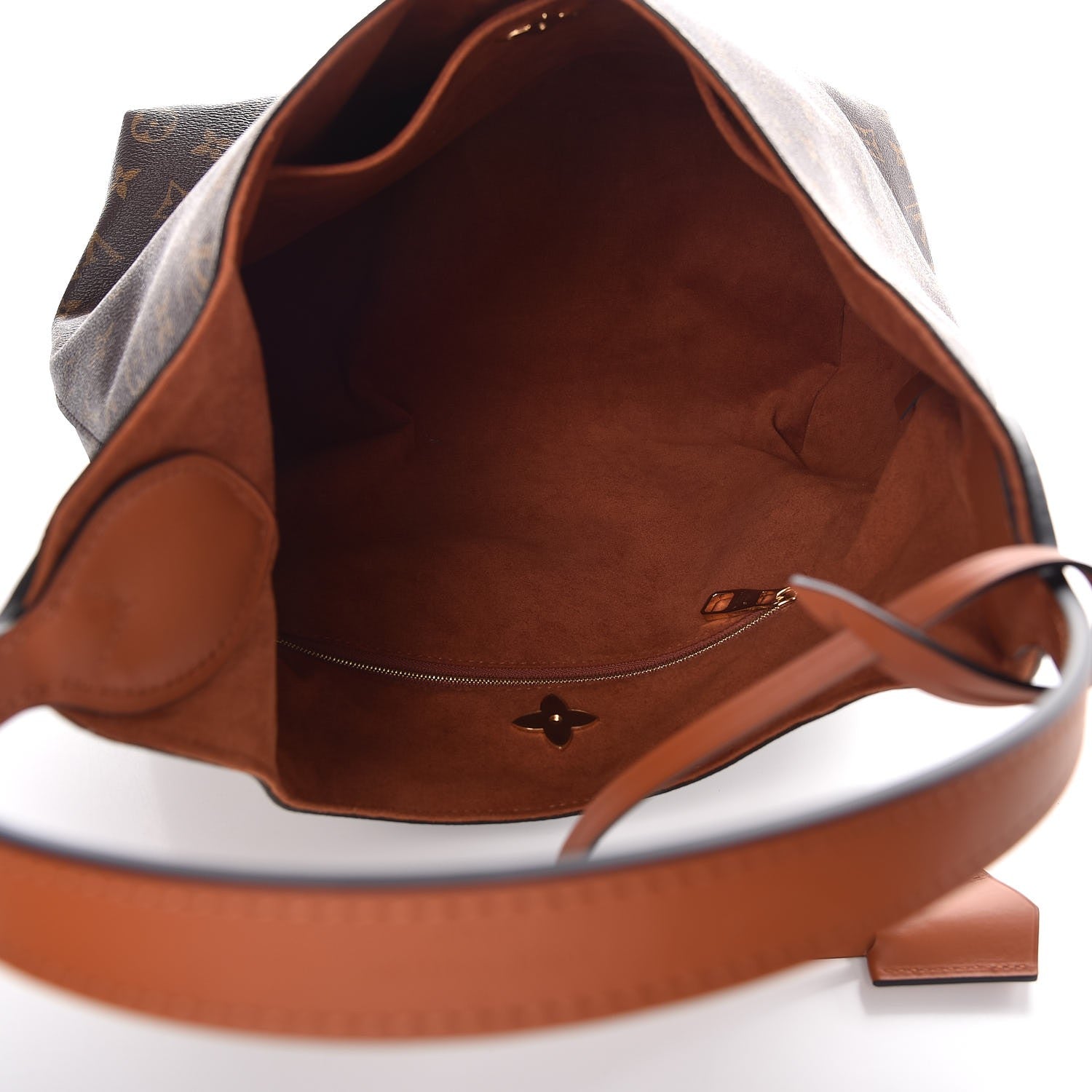 Louis Vuitton Monogram Flower Hobo Caramel 5 of 8