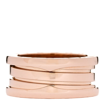 Bulgari 18K Rose Gold B.Zero1 Three-Band Ring 52 6 3 of 6