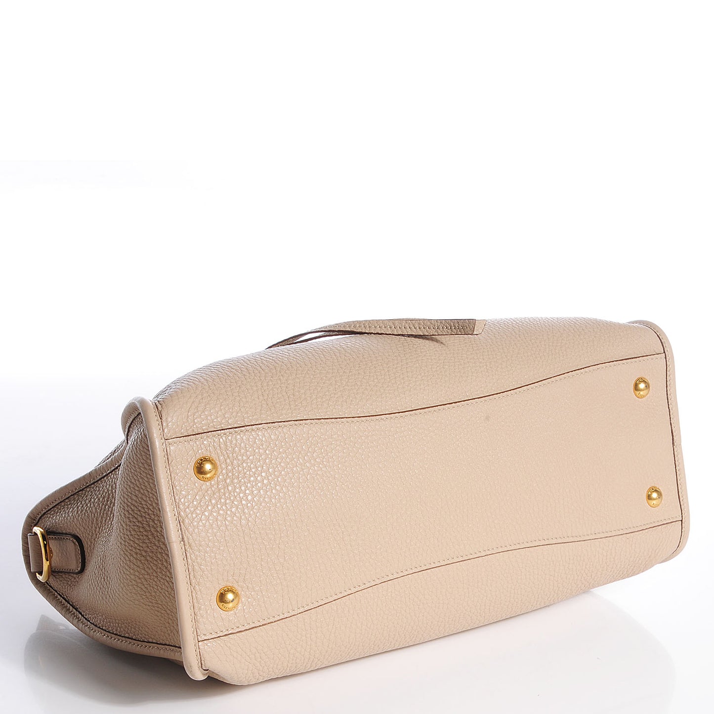 Vitello Daino Shopping Satchel Visone