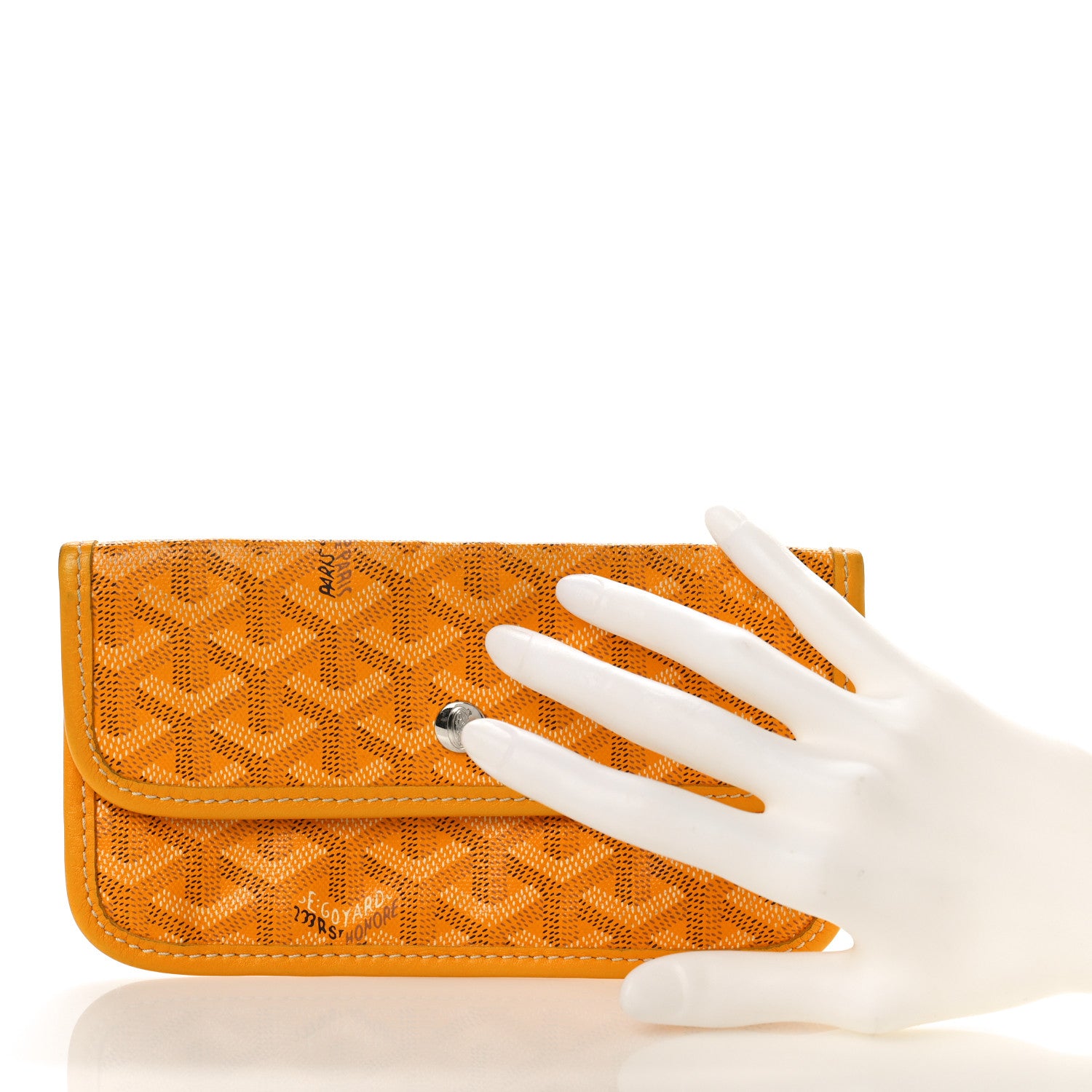 Goyard Goyardine Pouch Yellow 2 of 11