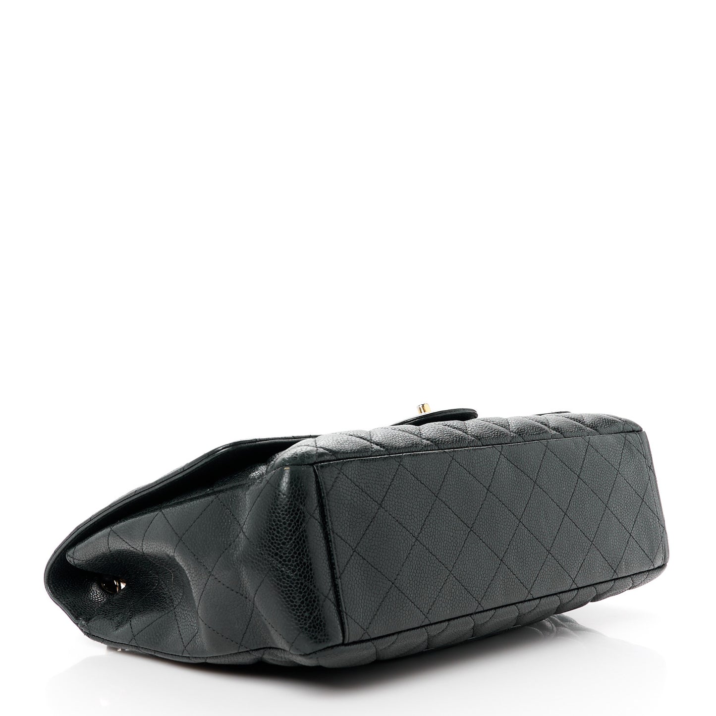 Caviar Quilted Maxi Single Flap Black