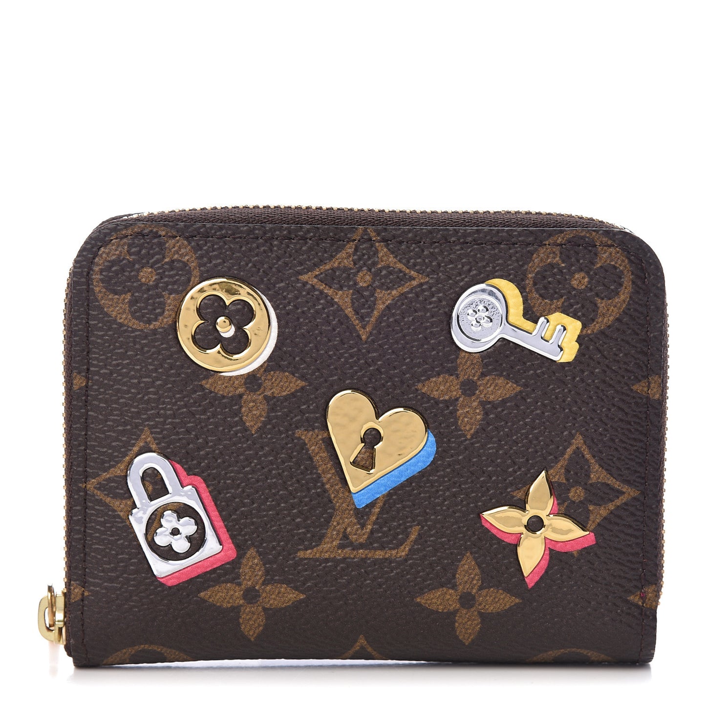 Monogram LV Love Lock Zippy Coin Purse