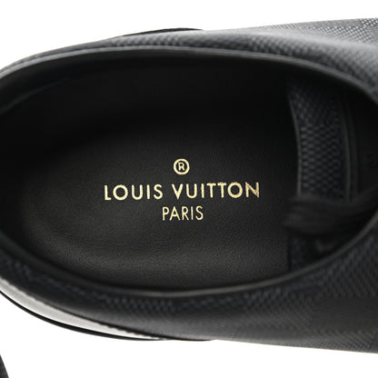 Louis Vuitton Calfskin Nylon Damier Offshore Sneakers 9.5 Black 7 of 9