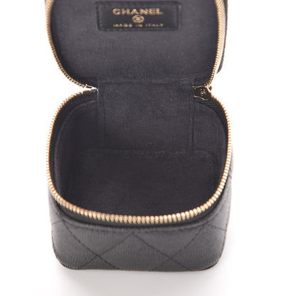 Chanel Caviar Quilted Jewelry Travel Case Black 5 of 9