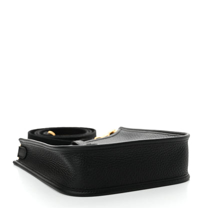 Hermes Taurillon Clemence Evelyne TPM Black 4 of 11