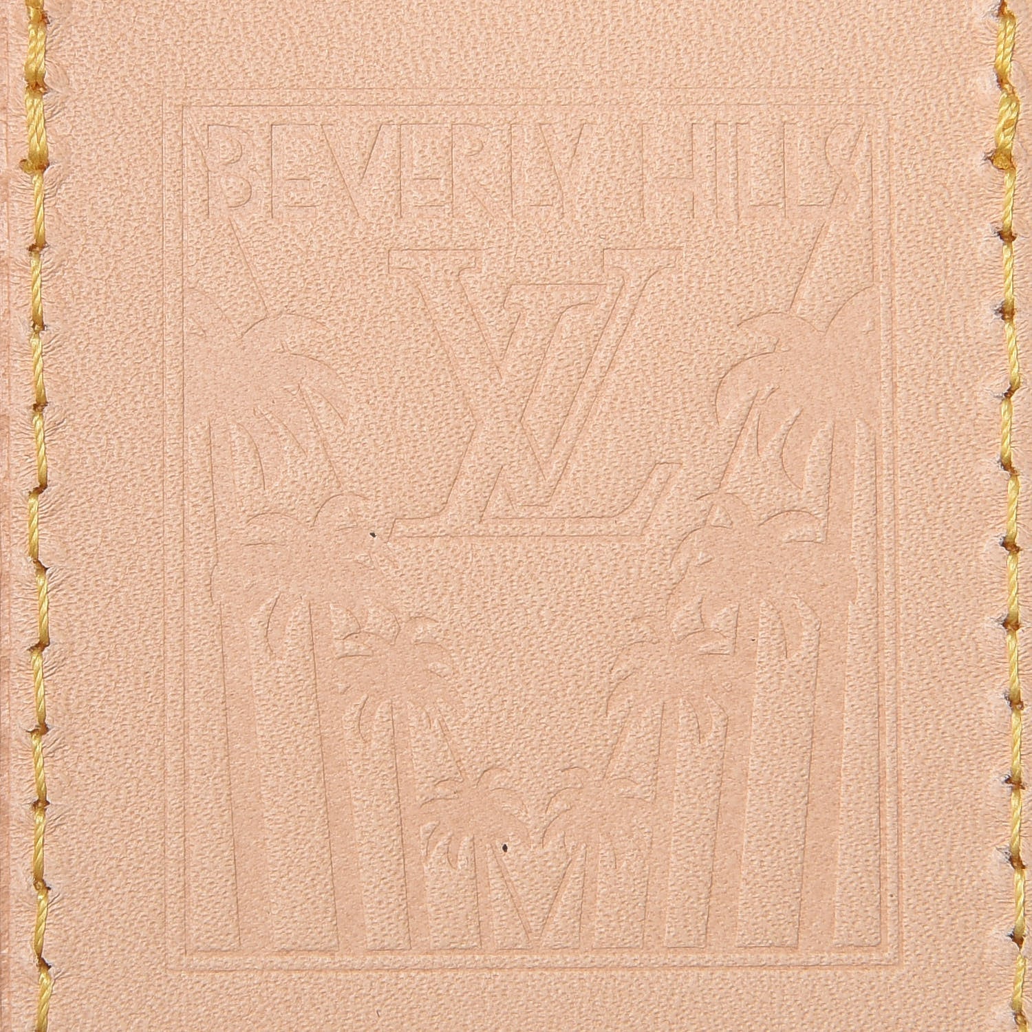 Louis Vuitton Vachetta Beverly Hills Luggage Tag 5 of 7