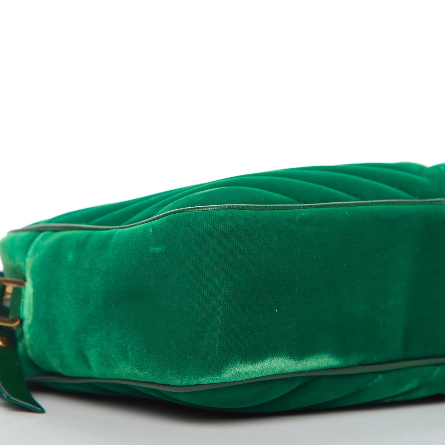 Velvet Matelasse Monogram Lou Camera Bag Deep Malachite