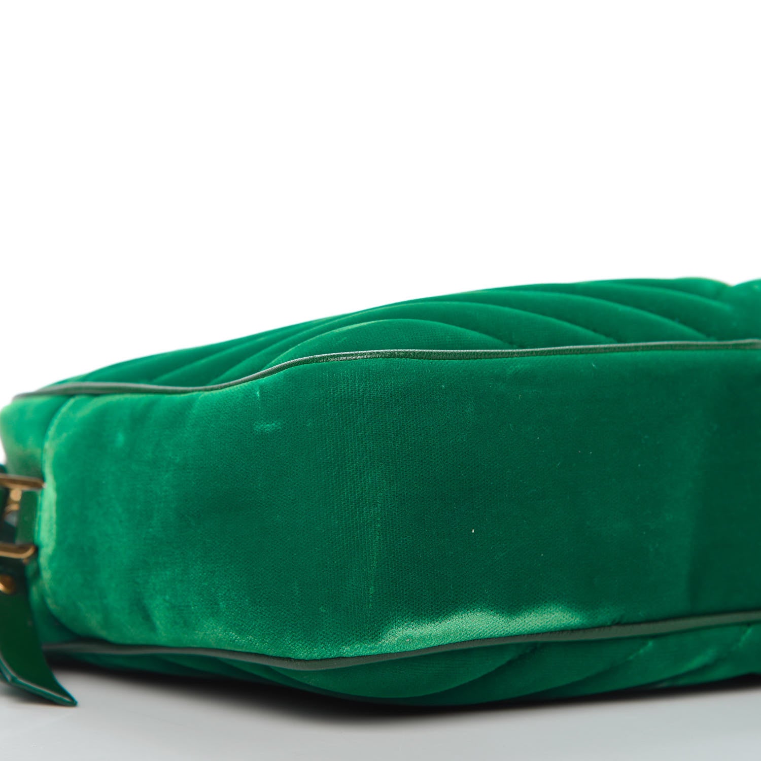 Saint Laurent Velvet Matelasse Monogram Lou Camera Bag Deep Malachite 6 of 10