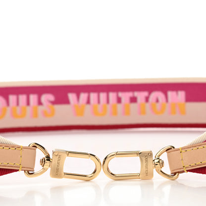 Louis Vuitton Jacquard Speedy Bandouliere 20 Shoulder Strap Fuchsia 3 of 4