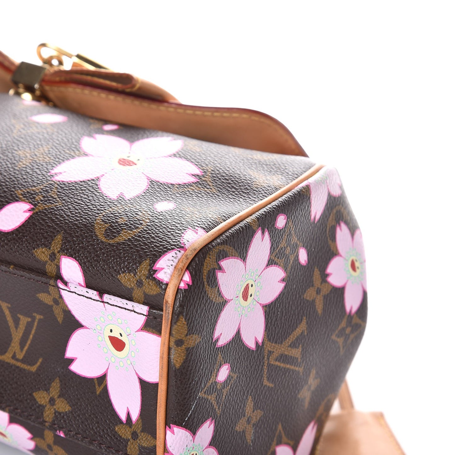 Monogram Cherry Blossom Sac Retro Bag Brown