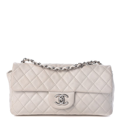 Chanel Soft Caviar Quilted East West Flap White 1 of 31