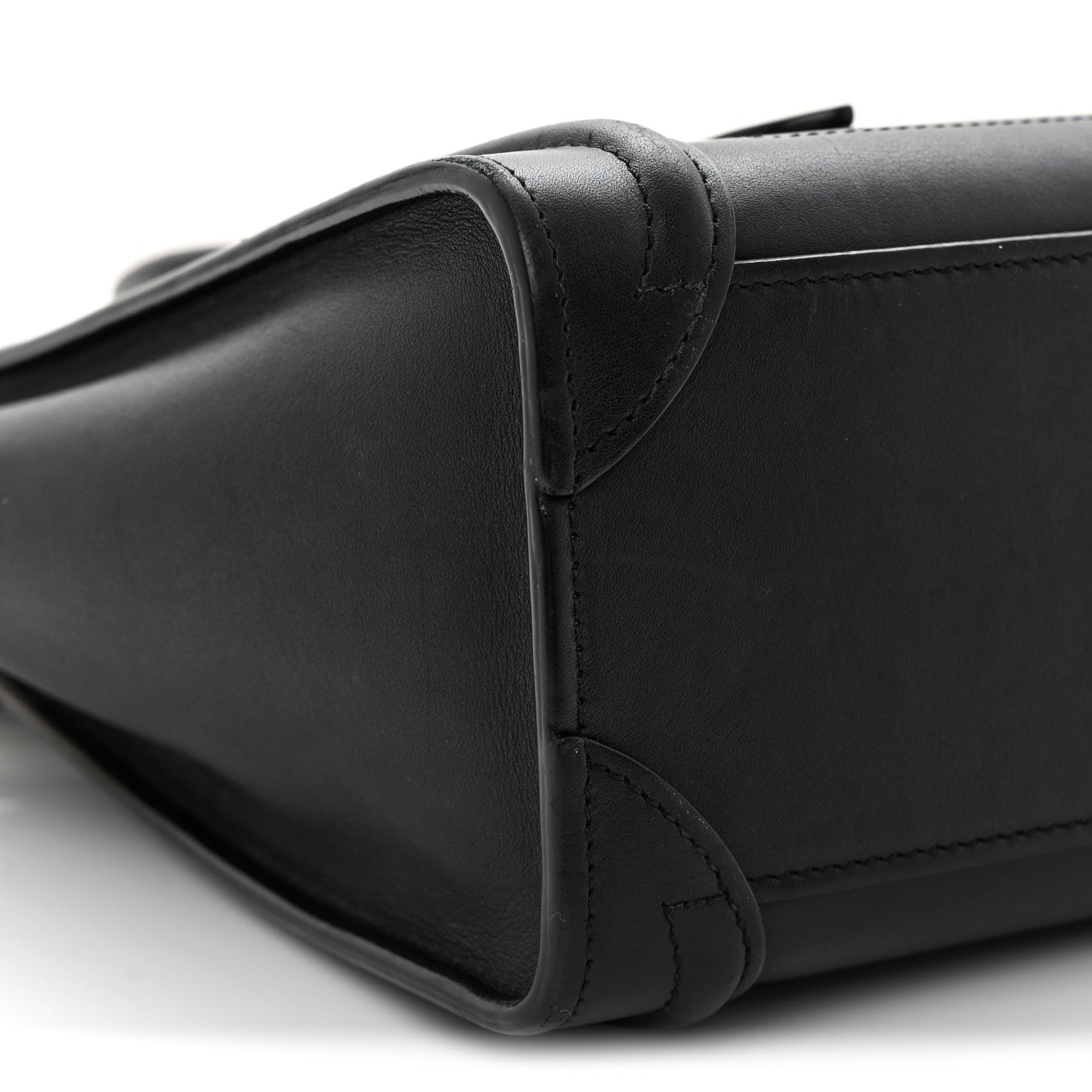 Celine Smooth Calfskin Nano Luggage Black 9 of 17