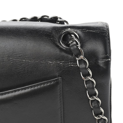 Chanel Calfskin Medium Classic Pure Double Flap Black 17 of 19