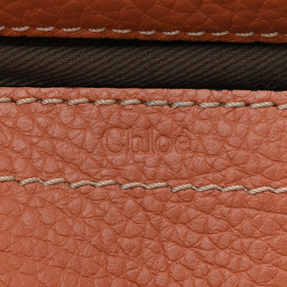 Chloe Calfskin Mini Marcie Round Crossbody Bag Peach Bloom 6 of 13