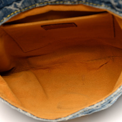 Louis Vuitton Monogram Denim Mini Pleaty Blue 5 of 9