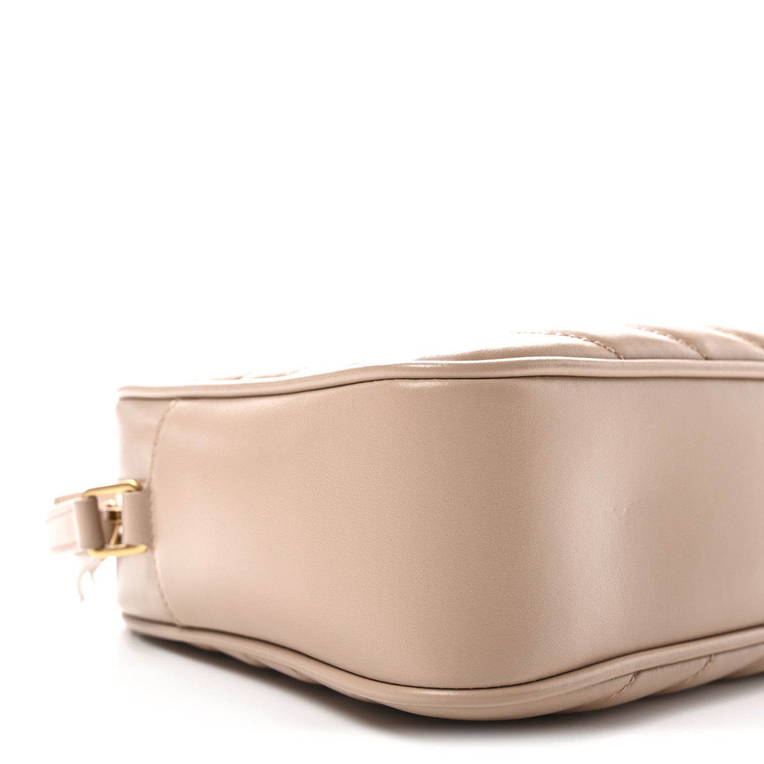 Saint Laurent Calfskin Matelasse Monogram Lou Camera Bag Dark Beige 9 of 11
