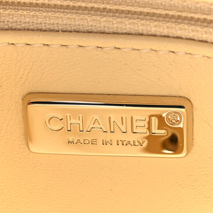 Chanel Shaded Sequin Mini Flap Light Green White Ecru 7 of 10