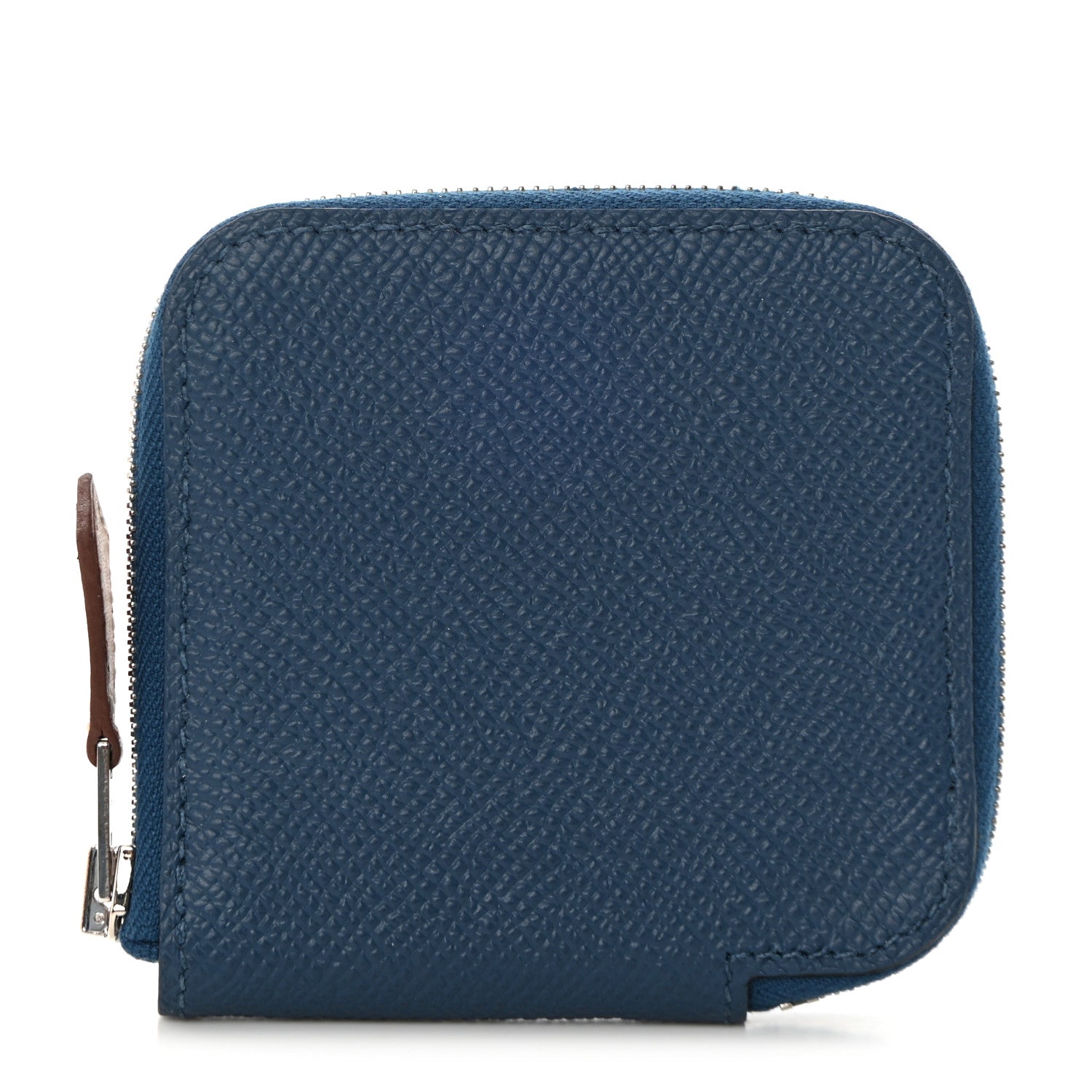 Hermes Epsom Silk'In Coin Purse Deep Bleu 1 of 8