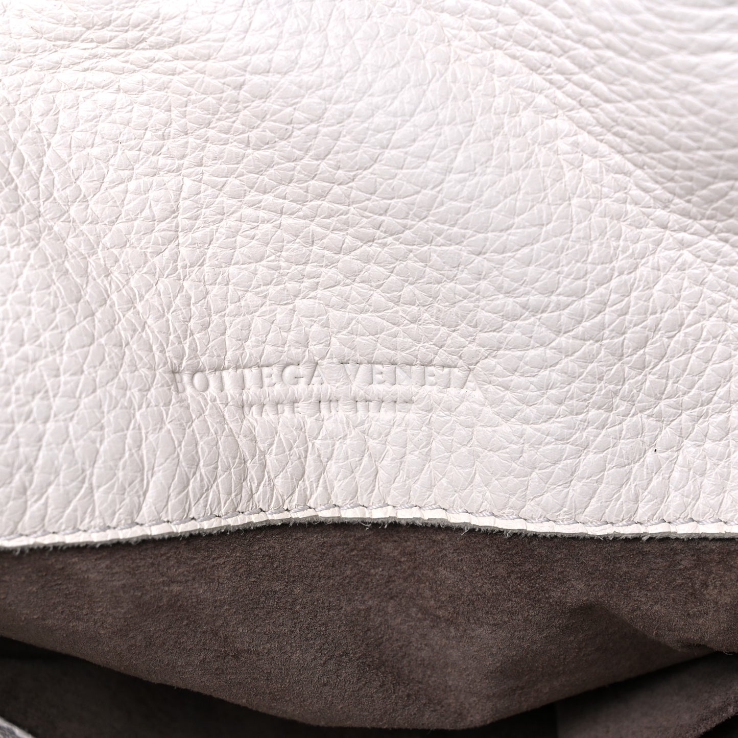Cervo Mens Side-Zip Woven Tote White