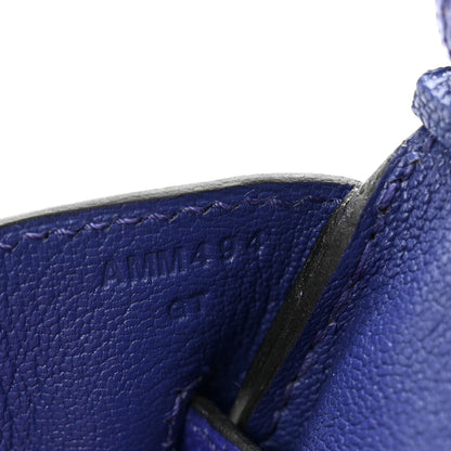 Hermes Togo Birkin 30 Bleu Electrique 8 of 10