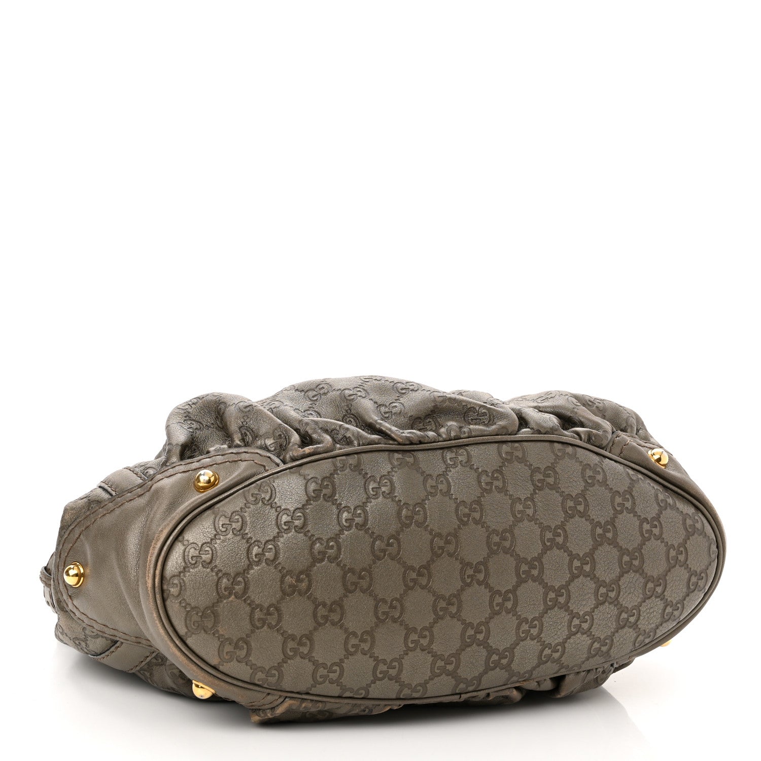 Gucci Guccissima Medium Jockey Tote Grey 4 of 11