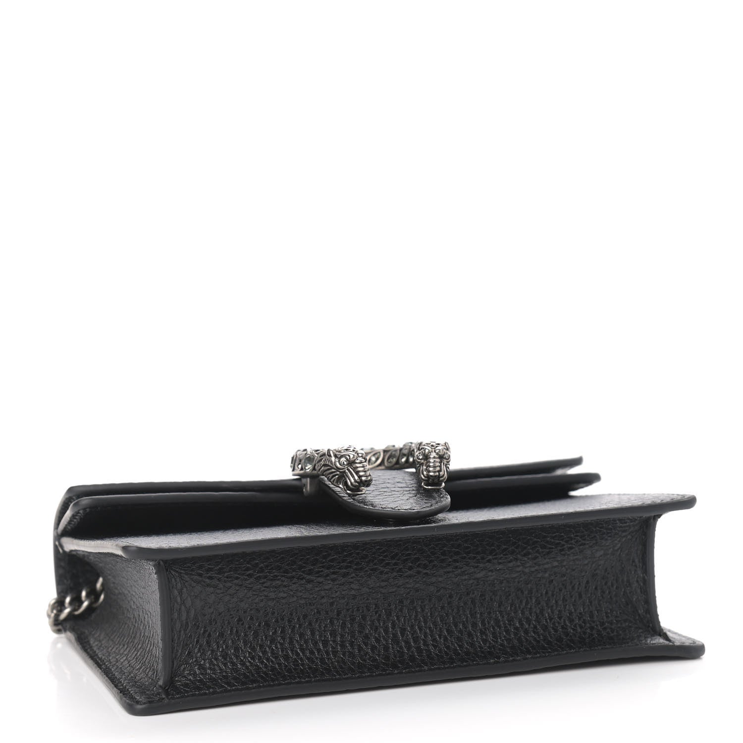 Gucci Calfskin Super Mini Dionysus Shoulder Bag Black 4 of 8