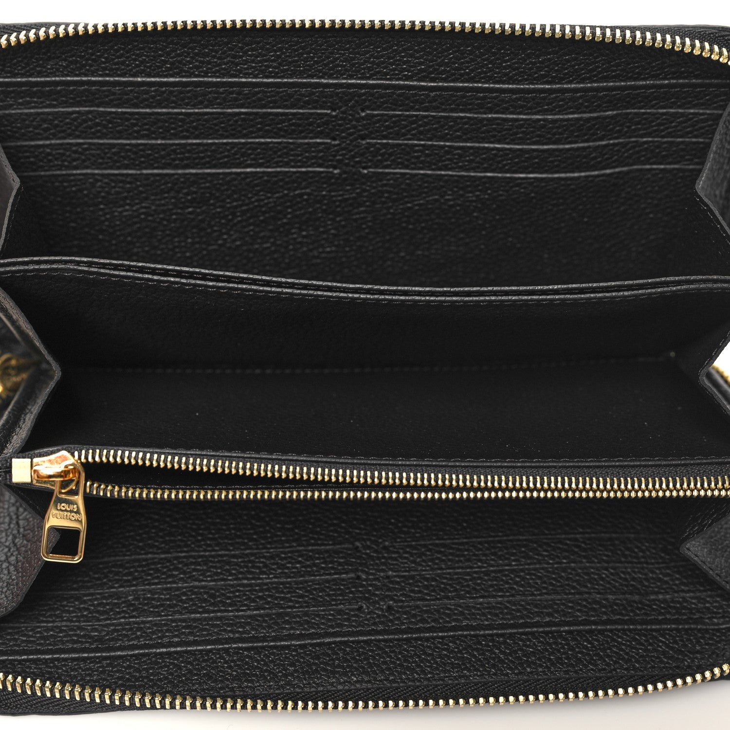 Louis Vuitton Empreinte Zippy Wallet Black 5 of 7