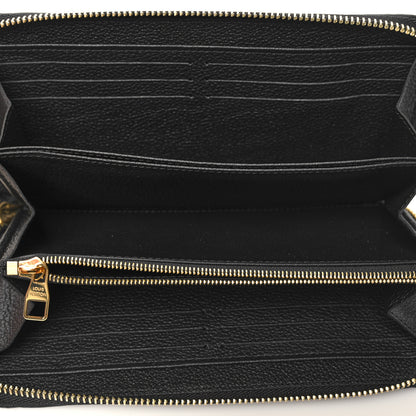 Louis Vuitton Empreinte Zippy Wallet Black 5 of 7