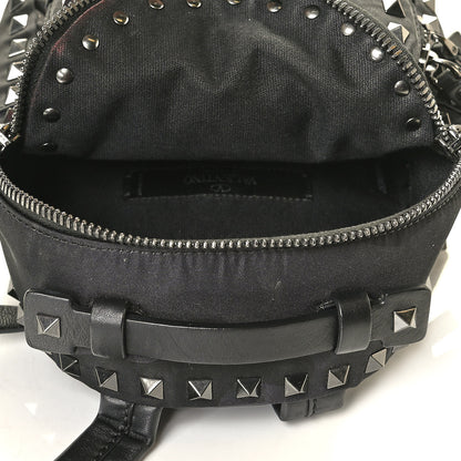 Valentino Garavani Nylon Camubutterfly Mini Backpack Black 4 of 4