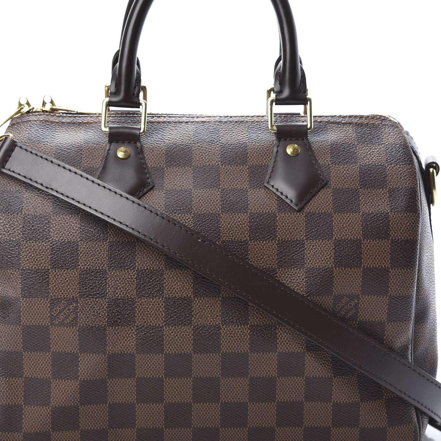 Damier Ebene Speedy Bandouliere 25