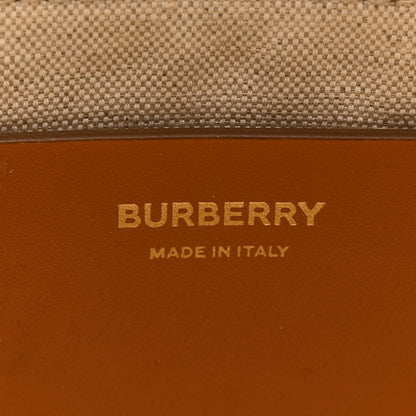 Burberry Raffia Calfskin Medium Freya Tote Natural 6 of 13