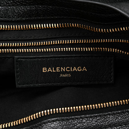 Balenciaga Chevre Gold Metallic Edge Hardware City Black 7 of 11