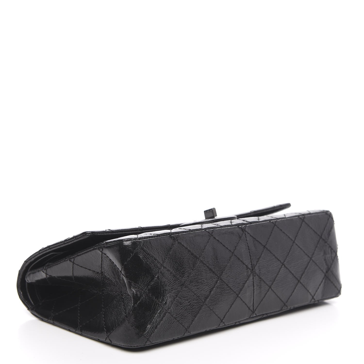 Chanel Glazed Calfskin Quilted 2.55 Reissue 226 Flap So Black 4 of 12
