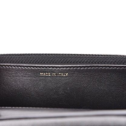 Chanel Glazed Calfskin Quilted Boy Wallet On Chain WOC Black 7 of 12