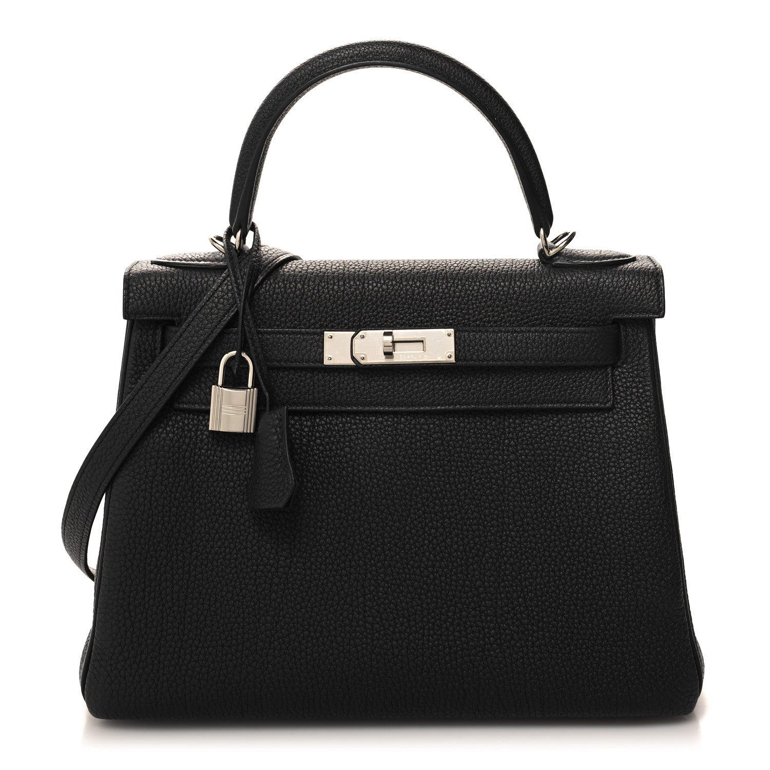 Hermes Togo Kelly Retourne 28 Black 1 of 11