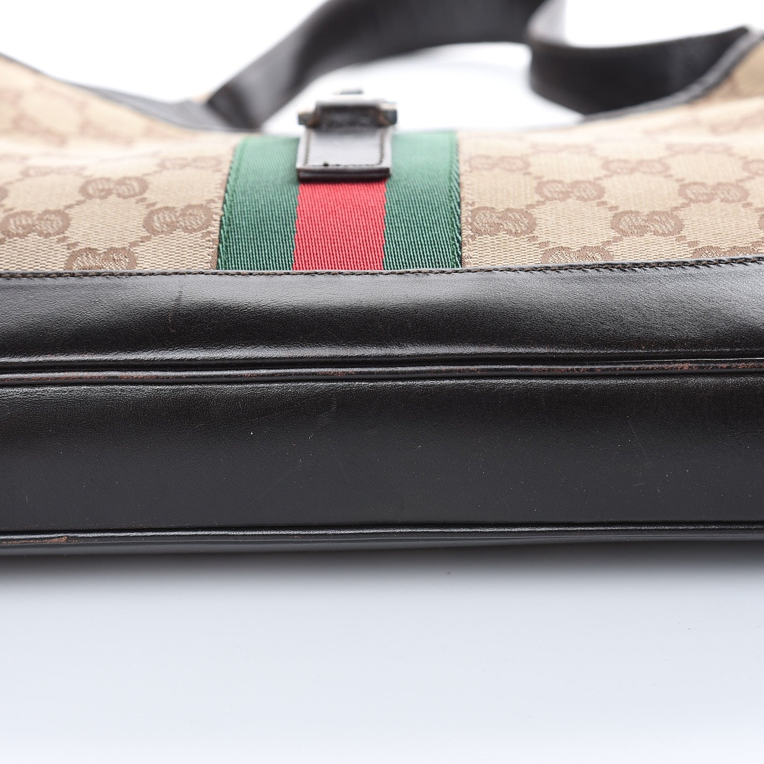 Gucci Monogram Web Jackie O Hobo Dark Brown 9 of 17