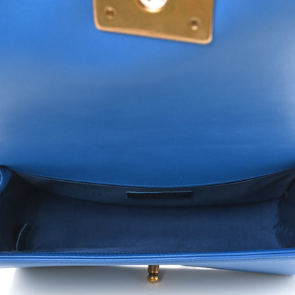 Chanel Lambskin Quilted Medium Boy Flap Blue 4 of 4